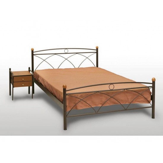 Κώς μεταλλικό κρεβάτι διπλό 160χ200
