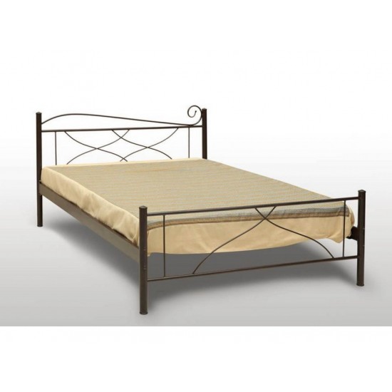 Κύμα μεταλλικό κρεβάτι διπλό  140χ200