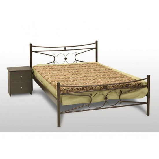Πέταλο μεταλλικό κρεβάτι διπλό 160χ200