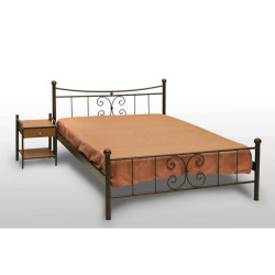 Πεταλούδα μεταλλικό κρεβάτι διπλό 160χ200