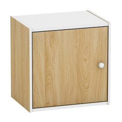 DECON Cube Nτουλάπι Απόχρωση Σημύδας Ε829,7 Φυσικό/Άσπρο από Paper  40x29x40cm  1τμχ