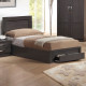 LIFE Κρεβάτι Ημίδιπλο με Συρτάρι, για Στρώμα 110x200cm, Απόχρωση Zebrano ΕΜ3632 από Paper  1τμχ