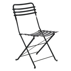 ΖΑΠΠΕΙΟΥ Καρέκλα Μέταλλο Βαφή Μαύρο Ε517,7  45x56x84cm  1τμχ