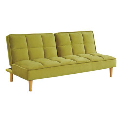 NORTE Καναπές - Κρεβάτι Σαλονιού - Καθιστικού, Ύφασμα Lime Velure Ε9926,2 Πράσινο  178x88x80cm Bed:178x106x40cm  1τμχ