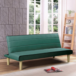 BIZ Καναπές - Κρεβάτι Σαλονιού Καθιστικού - Ύφασμα Πράσινο Ε9438,3  167x75x70cm /Κρεβάτι 167x87x32  1τμχ