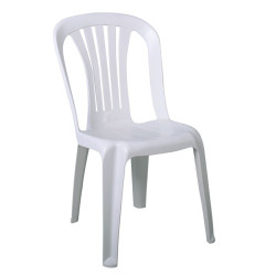 IRIDE Καρέκλα Στοιβαζόμενη, ΡΡ Άσπρο Ε369 από PP - PC - ABS  48x55x84cm  1τμχ