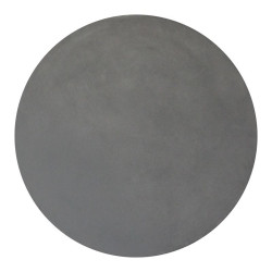 CONCRETE Επιφάνεια Τραπεζιού Cement Grey Ε6221 Γκρι από Artificial Cement (Recyclable)  Φ60cm (Τελείωμα 2,5cm)  1τμχ