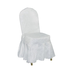 Κάλυμμα για καρέκλα HILTON PU, Απόχρωση Ivory, Αδιάβροχο ΕΜ513,Υ2 Εκρού από PU - PVC - Bonded Leather   1τμχ