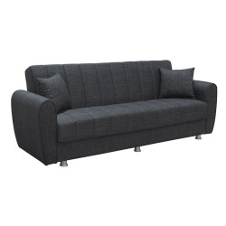 SYDNEY Καναπές – Κρεβάτι με Αποθηκευτικό Χώρο, 3Θέσιος Ύφασμα Σκούρο Γκρι Ε9933,4 Γκρι Σκούρο  Sofa:210x80x75 Bed:180x100cm  1τμχ