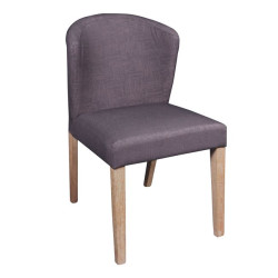 CABRI Καρέκλα Decape/Ύφασμα Καφέ