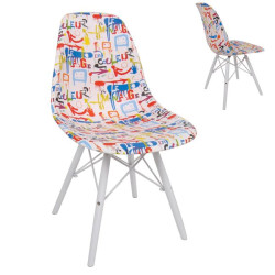 ART Καρέκλα Paint ABS (Πόδι PP Άσπρο)