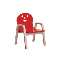 KID-FUN Παιδική Πολυθρόνα Σημύδα / Κόκκινο